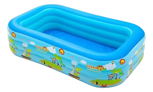 Piscina Inflable Family Pool Niños Rectangular 1,50 Metros