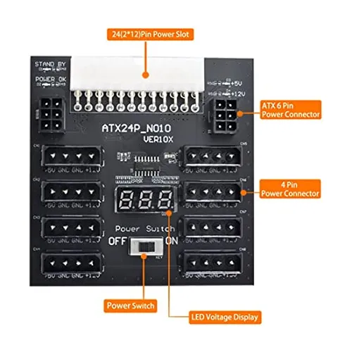 Placa De Alimentación Psu Chenyang Cy Atx Para Servidor, 24