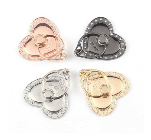 Anillo Soporte Corazón Para Celular