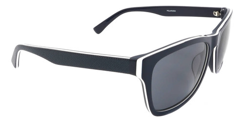 Lacoste Polarizado De Gris Oscuro Cuadrado Unisex Gafas De S