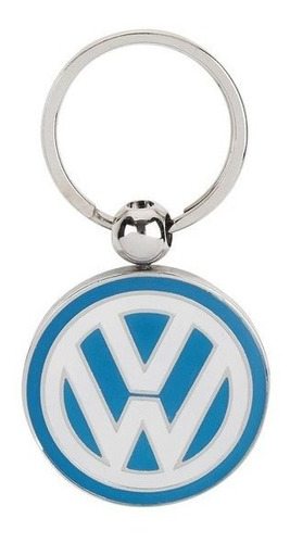 Chaveiro Logo 3d Azul Original Volkswagen Collection
