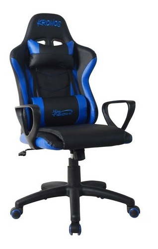 Silla Gamer Para Niños Modelo Kronos Azul