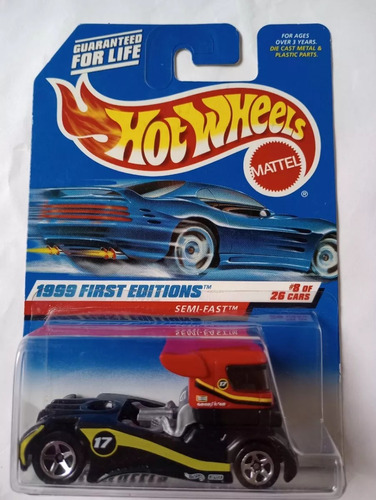 Hot Wheels Semi Fast Primera Edición 1999 Vintage Car Negro