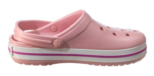 Imagen 2 de 7 de Sandalia Crocs Zueco Crocband Pearl Pink Art C11016-c6mb