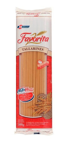 Pack X 3 Unid Fideos  Tallarin 500 Gr Favorita Pro