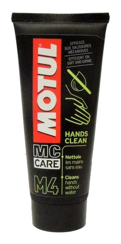 Limpiador Desengrasante De Manos Motul M4 Hands Clean 100ml