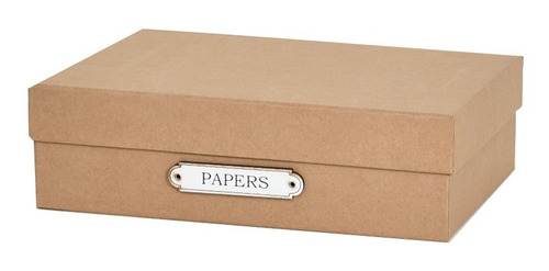Caja Organizadora Hojas A4 Kraft Ca21 Papers