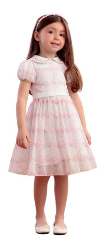 Vestido De Festa Infantil Floral Cuddly Petit Cherie 22152