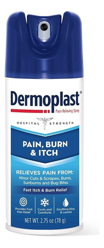  Liquida Hidratante Dermoplast Cuidado Corporal Pain, Burn & Itch En Frasco De 78ml/78g Neutro