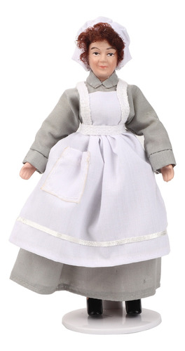 Muñeca De Porcelana En Miniatura, Modelo Chef Dollhouse, Ado
