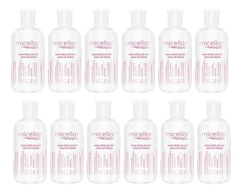 Kit X 12 Agua Micelar De Rosas Micellar Duval 270ml