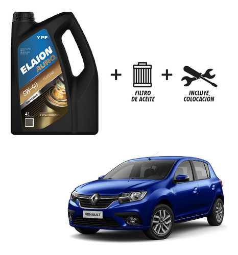 Cambio De Aceite Y Filtro De Aceite Renault Sandero