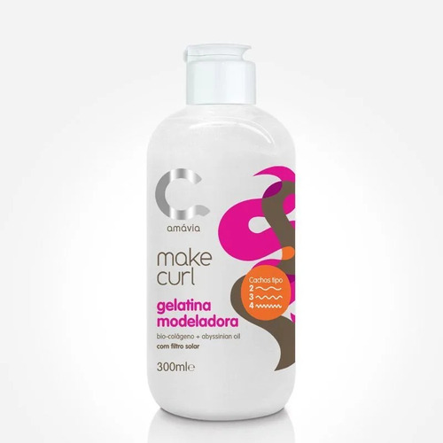 Make Curl Gelatina Modeladora Hidratante Amavia 300ml