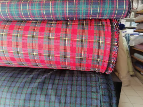 Tela Policron Escoces Garib 1.5 Mts De Ancho Confección Ropa