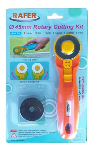 Cuchilla Corte Recto Rafer P/cuter Circular Rotativo 45mm