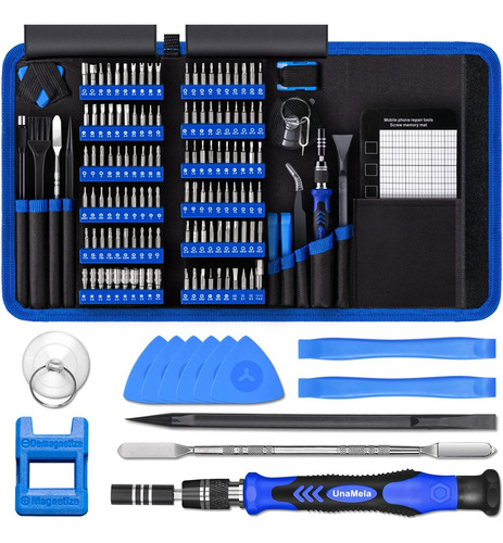 Kit D/herramientas Unamela P/reparar iPhone/ps4/laptop/blue