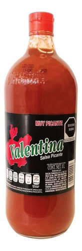 Salsa Valentina Etiqueta Negra Muy Picante De 1l