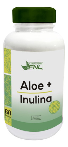 Fnl Aloe Con Inulina 60 Caps Fibra Ayuda Estreñimiento Sabor Sin Sabor