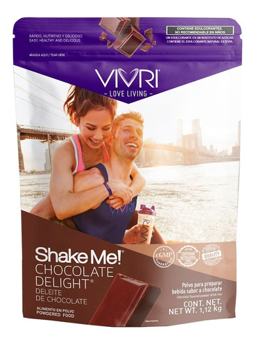 Vivri Shake Me! 20 Porciones  Chocolate Delight 