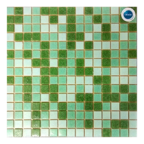 Imagen 2 de 4 de Venecitas Biseladas Mix Verdes 2x2 Para Pileta O Baño !!