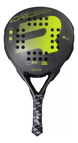 Paleta Royal Padel Super Cross Negra Paddle Envio Gratis