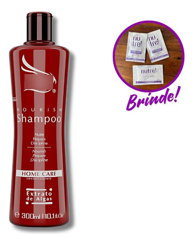 Shampoo Zap Nourish Extrato De Algas