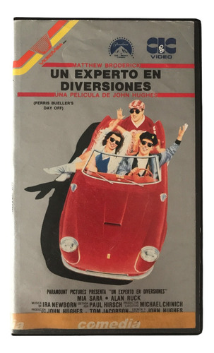 Vhs Ferris Bueller Day Off Un Experto En Diversiones Matthew (Usado)