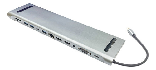 Hub Usb C 12 En 1, Base De Expansión C, Conector Usb Adecuad