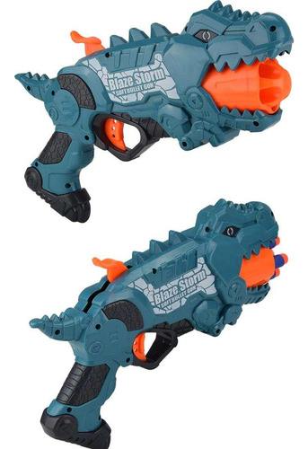 Pistola Lanzador Dinosaurio Dardos Nerf Strike Envio Ya