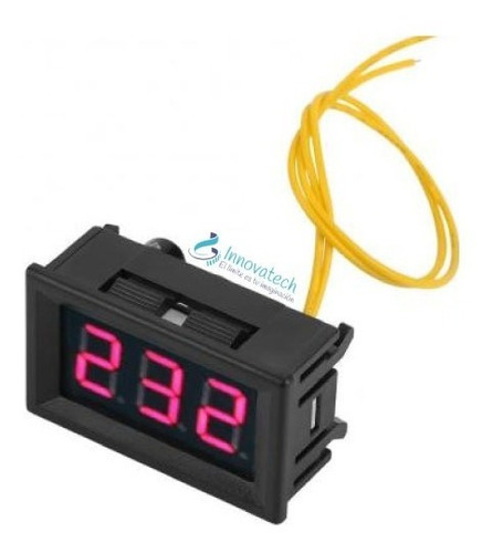 Medidor Panel Voltaje Dc 0-100v Voltimetro Digital Rye