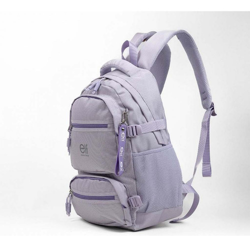 Mochila De Espalda Elf Color Lila De 22 Litros Lila Lisa