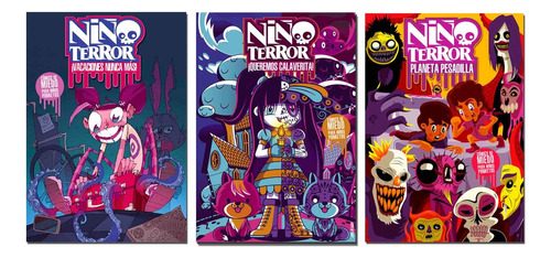 3 Libros Niño Terror: ¡cómics De Miedo Para Niños Ponketos!