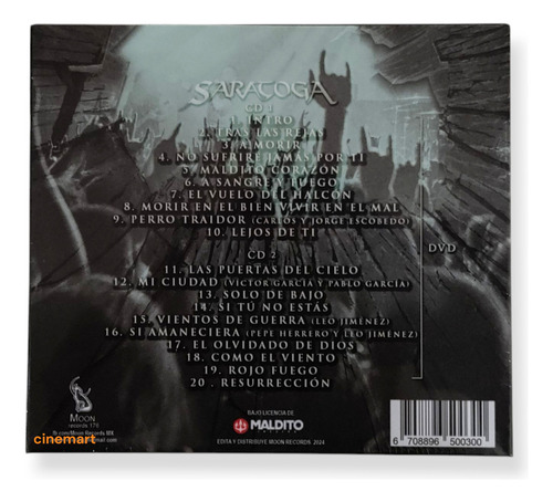 - La Historia Continua 22.10.22- Cd/dvd 2023 En Caja De Plástico Producido Por Maldito Records