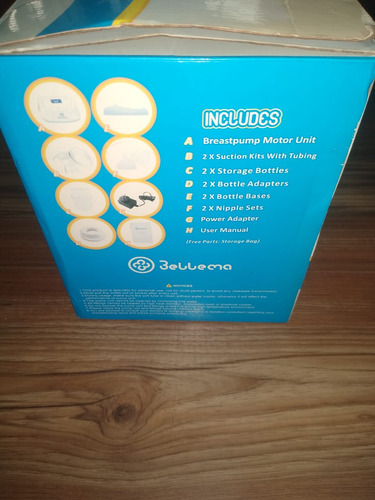 Extractor De Leche Eléctrico Doble Bellema Professional Care