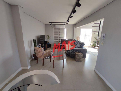 Imagem 4 de 26 de Apartamento Triplex Com 3 Dormitórios À Venda, 135 M² Por R$ 550.000 - Estuário - Santos/sp - Ap6279