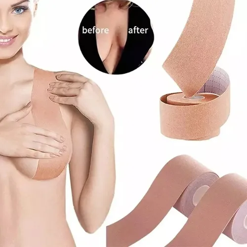 Corpiño Adhesivo Cinta Boob Tape 5 Mts