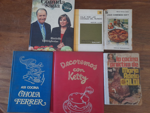 Recetas De Cocina 6 Libros Ketty Pirolo Ferrer Baldi Y E10