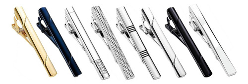 8x Clips De Corbata Novio Aniversario Padre Corbata Broche