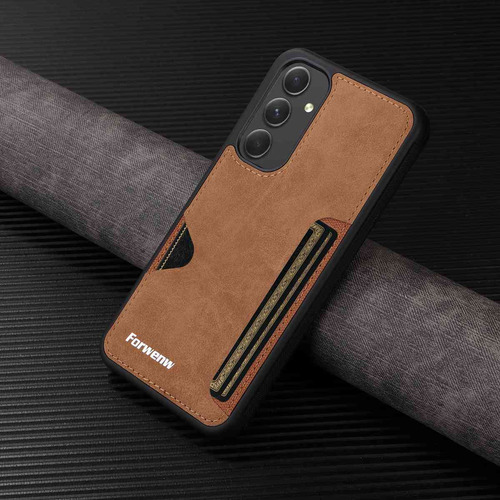 Funda De Piel Sintética Con Ranura For Tarjetas For Samsung Galaxy A12 A13 A14 A15 A16 A20 A30 A22 A23 A24 A25 A32 A33