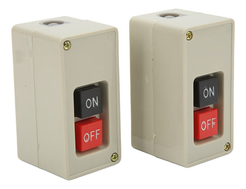 Botón De Encendido, 10 Unidades, Motor Trifásico, 2 Posicion