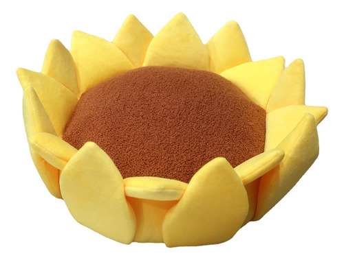 Almofada De Meditação Para Cadeira, Redonda, Amarelo 40cm