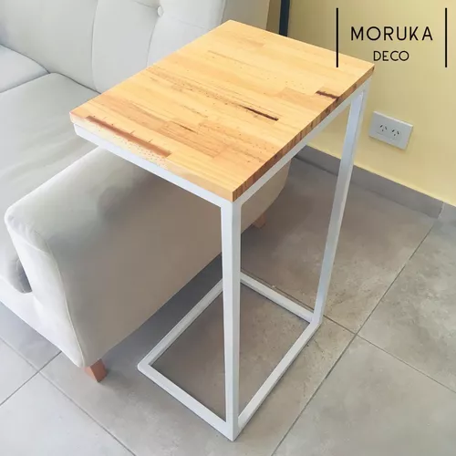 Mesa Mesita De Arrime Para Sillon Paraiso 30x30x75 - Moruka