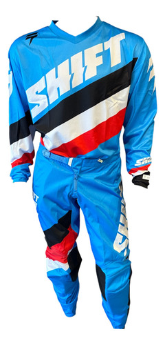 Conjunto Motocross Shift White Tarmac Entrenamiento