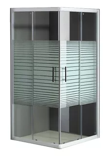 Esatto® Cancel Cabina Baño Cuadrado 100 X 100 X 185 Ca-011br