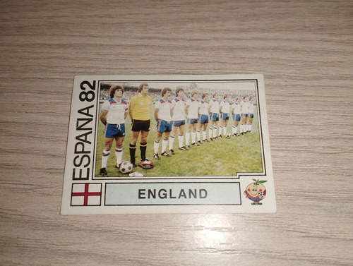 Inglaterra Mundial España 82 Panini 