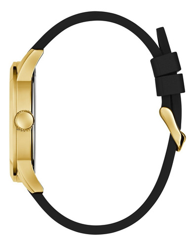 Reloj Guess Dorado Negro Badge Hombre