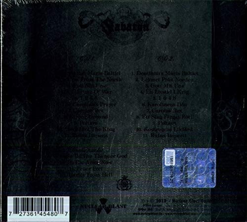 Sabaton Carolus Rex Platinum Edition 2 Cd Digipak
