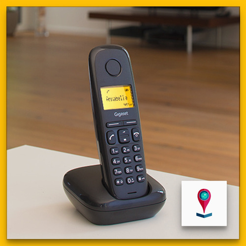 Teléfono Gigaset A170 inalámbrico - color negro