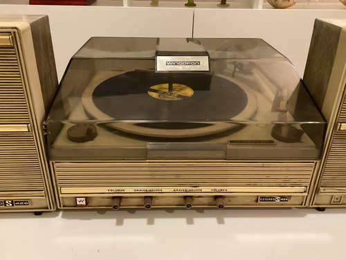 Antiguo Tocadisco Wincofon Stereo S426 Funcionando Beige (Usado)