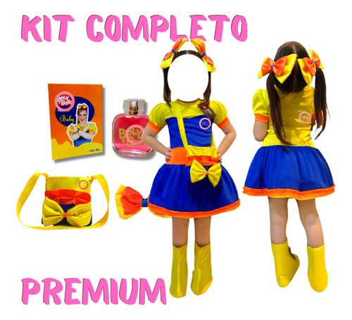 Disfraz Vestido De Bely Kit Completo Perfume+bolsa+cubrebotas